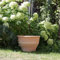 Kreta-Keramik Palatina- Werkstatt winterfester Terracotta Blumentopf, Pflanzkübel 50 cm breit Pflanzschale für Außen Terrasse Garten, Buxus
