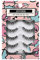 JIMIRE Fake Eyelashes Natural Lashes Demi-Wispies Cat Eye Lashes 3D False Eyelashes Multipack 5 Pairs Pack