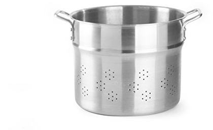 HENDI Einsatz Reiskochtopf, perforiert, für HENDI Kochtopf 611708, Reiskocher, Reisbereiter, 21L, ø320x(H)270, Aluminium