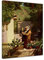 Bilderdepot24 Bild auf Leinwand | Carl Spitzweg Der Kaktusfreund in 40x50 cm als Wandbild | Wand-deko Dekoration Wohnung alte Meister | NEU-180202-40x50-dkf