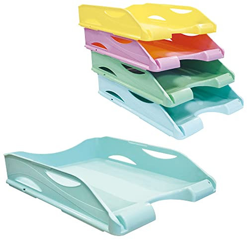 KeepColour Briefablage Pastell Hellblau 261 x 339 x 67 mm (für A4-Blätter bis 23 x 32 cm)