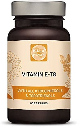 Kala Health Unique Formula with All 8 Tocopherols and Tocotrienols Vitamin E – Contains no PAH’s, Heavy Metals, Contaminants or Preservatives - Certified Sustainable - Hair, Scars and Skin