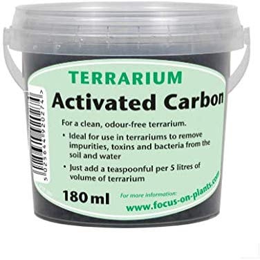 Growth Technology Ltd Terrario MDTAC180 carbone attivo (carbone) 180 ml vasca