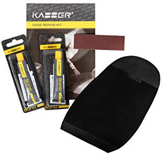 Kabber Gummisohlen zum Aufkleben für Damen | Damen Schuh Reparaturset | DIY Sohlenersatz für Damen Schuhe | In Europa Hergestellt