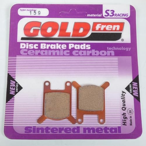 Bremsbelag gold fren für Motorrad puch 50 m sdp grand prix special 1975 bis 1977 avg/Speichenfelgen neu
