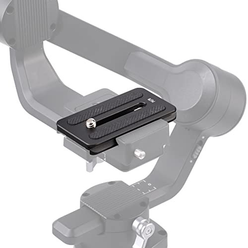 Hersmay 70mm Camera Mounting Quick Release Plate for DJI Ronin SC Gimbal Compatible with ARCA-Swiss/Kirk/Wimberley/Markins/Benro Quick Release Plates for Camera Tripod Ballhead