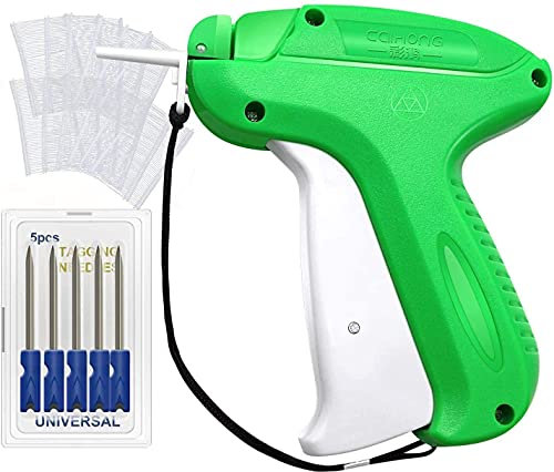 lnkey Etikettierpistole Heftpistole mit 5 Ersatznadeln + 5000 Heftfäden Standard Etiketten Pistole für Kleidung preisschilder Etiketten Preis Marke Tags Schild Label Hut