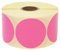 Prolac Markierungspunkte – 1000 Stück Bunte Klebepunkte auf Rolle, 50x50 mm - Pink, Glue Dots, Selbstklebende, Runde Aufkleber perfekt für Kennzeichnung im Büro, Sticker rund