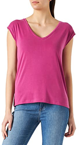 Pieces Women's PCKAMALA TEE NOOS BC T-Shirt, Festival Fuchsia, XL