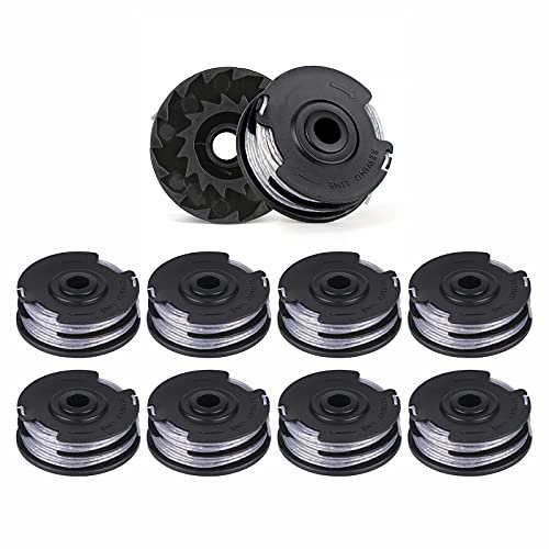 CDIYTOOL Bobine de rechange F016800351 pour débroussailleuse Bosch Art 30-36 LI, 1,65 mm, 6,1 m pour débroussailleuse Bosch Art 24, Art 27, Art 30 (10 bobines)