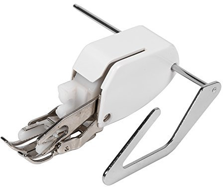 Pied de Biche Machine à Coudre, Pied Double Entrainement Pied Presseur Surjeteuse, pour le Tissu épais de Piquage Cousant Sur des Machines à Coudre de Basse-jambe(5MM synchronous presser foot)