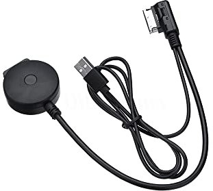 Riloer Adaptateur audio Bluetooth pour voiture compatible avec MMI/MDI/AMI 2G, 3G, 3G+ Gen
