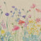 25 Servietten Blumenwiese pastell Recycling umweltfreundlich 33x33 cm