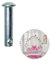 KREDHONG Silver Hammock Pin Plugs Hammock Hanging Kit Heavy Duty Hammock Chair Ultimate Hanging Kit for Hanging Basket Chairs and Porch Swings