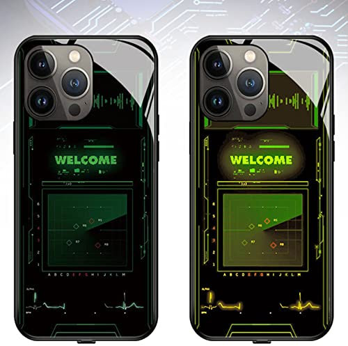 behound Intelligent Sound Control Light-Up Phone Case For iPhone 14/13/12/11 Series, Colorful Light up Phone Case, Voice Control Call LED Flash Phone Cover (03,for iPhone 12 Pro Max)