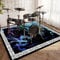 SOSTAG Drum Teppich Akustik Schlagzeug - Kompakter Schlagzeugteppich - 120 x 80 cm - Dicht gewebte Oberfläche - rutschfeste Unterseite - Lärm Absorbiert - Schallschutzmatte Schallschutz Teppich