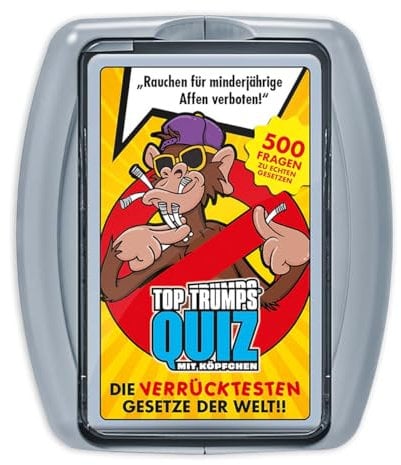 Winning Moves Top Trumps Quiz - Die verrücktesten Gesetze der Welt Quizspiel Wissensspiel, WM04284-GER-6