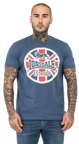 Lonsdale Herren T-Shirt Normale Passform LUNKLET