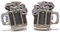 Bierkrug Ohrstecker aus recyceltem 925 Sterling Silber