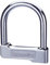 LockHeavy Locks Security U-Lock, Heavy Duty Zinc Alloy Bike Padlock Security Keyed Lock, for Door Bicycle Motorcycle Bike Silver U-Locks for Bicycles