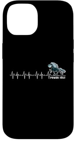 Heartbeat Power Tölt Islandpferd Herzschlag Gangpferd Pferde Hülle für iPhone 14
