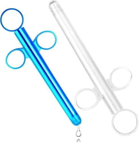 Wiederverwendbare Gleitgel-Applikatoren 2er Set - Präzisions-Applikator mit ergonomischem Griff, für Männer und Frauen