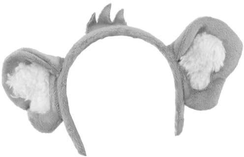 Koala-ohr-stirnband, Tier-stirnbänder, Dschungel-party-geschenke, Cosplay-haarreifen, Wald-party-dekoration, Lustige Party-kopfbedeckung, Cosplay-haar-accessoires Für Erwachsene Und Kinder, Grau
