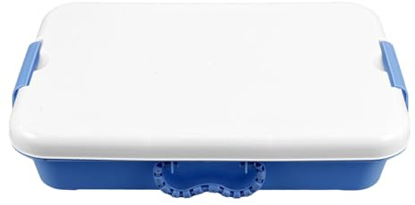 FIXOSHEE Tragbares Sandkästchen Mit Deckel Für Kinder Kunststoff Aufbewahrungsbox Und Sandkasten Leicht Und Robust Für Indoor Und Outdoor Spiel