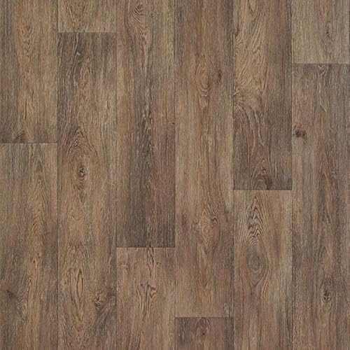 Aged Oak 691D Dark Wood Plank Effect Rimini Vinyl Flooring | - 2m x 1.5m (6ft6 x 4ft11)