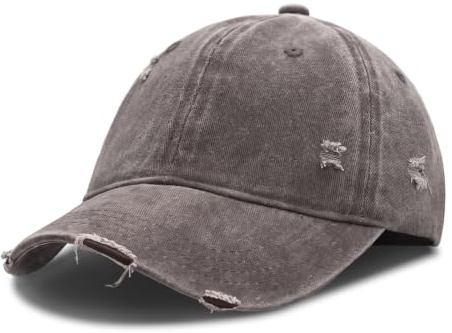 YAMEIZE Retro Baumwolle Baseballmütze - für Damen Herren Baseballkappe Hut Uv-Schutz Unisex Sonnenhut Verstellbare Reisen im Freien