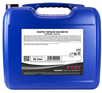ROWE Hightec Topgear SAE 80W-90-20 Liter PKW Getriebeöl mineralisch | Made in Germany
