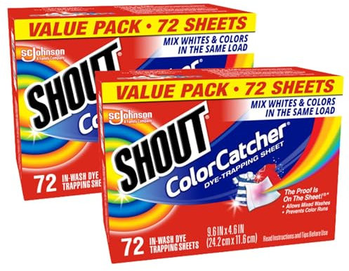 Shout Couleur Catcher 72 Ct, 2 un