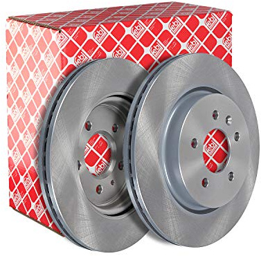 febi bilstein 44047 Brake Disc Set (2 Brake Disc) rear, internally ventilated, No. of Holes 5