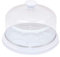 BERGEON 30097-BC Staubschutzglocke, Weiß, Transparent, 6-fache Unterteilung, aus Kunststoff, stapelbar
