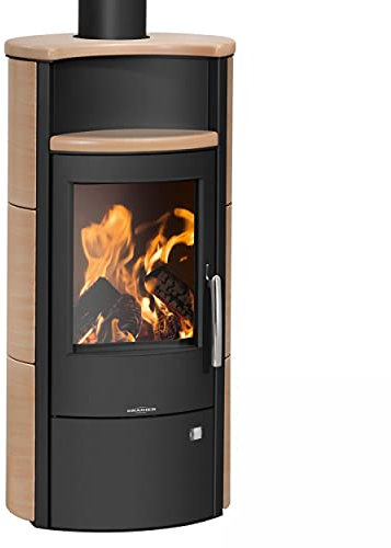 ORANIER | Pori 5 Keramik Corretto | Korpus Stahl Schwarz | 5,0 kW | A+