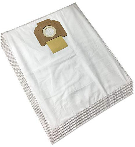 MohMus 5 Microfibre Premium Sacs Aspirateur pour Nilfisk Alto Attix 8 Gallon AS/E, Centix 60, IVB3, IVB30, Buddy 15