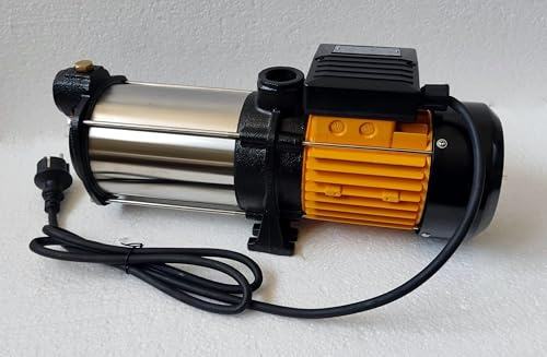 Mehrstufige Kreiselpumpe megafixx MKP-5-1100-S 1100 Watt 5 Edelstahl Laufräder/bis 5400 L/h oder bis 5,4 BAR