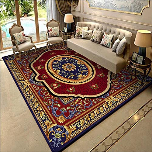 Rugs for Living Room Sofa Teppiche Teppich Designer Wohnzimmer Big Carpet Orientalischer Rot Modern Outdoor Haltbare Reinigung 200x300cm Orientalisch