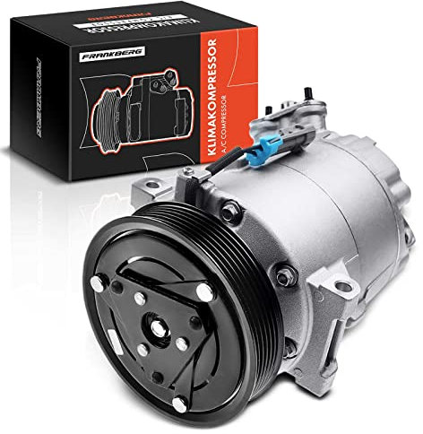 Frankberg Compressore aria condizionata con frizione Compatibile con Vectra C Z02 Signum Croma 194 9-3 YS3F D75 D79 E79 YS3F BLS 13140505, con l'olio preconfezionato