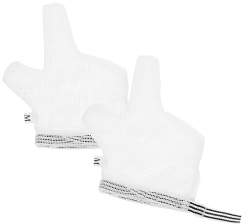 EXCEART Anti Daumenlutschen Handschuhe Für Babys Und Kinder Finger Saugen Halt Mit Einstellbarer Manschette Atmungsaktives Netzmaterial Hautfreundlich Zum Spielen Und Schreiben