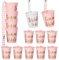Schnapsgläser mit kette,14 Stück Schnapsglas zum Umhängen,Team Braut und Bachelorette Party Cups,Jga Schnapsgläser,junggesellenabschied frauen Halskette für Hen Party Bachelorette Brautparty Hochzeit