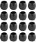 Piedini per Mobili 16pcs Tavolo in Silicone Sedia per Tappezziere Tappa da Tavolo Antiscivolo Sedia A Gamba Piede Protezione del Piede Protezione del Fondo