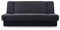 mb-moebel Sofa mit Schlaffunktion und Bettkasten, Kippsofa Klappsofa Schlafsofa Clic-Clack Couch für Wohnzimmer Federkern Sofagarnitur Polstersofa 92x192x85cm - Cyprus (Anthrazit - Soro 100)
