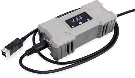 AirDrive RetroPower PSU Amiga 500 OLED Digital International - Ersatznetzteil für Amiga 500, 500+, 600, 1200 mit OLED-Display, Touch-Sensor, EU/UK/AU-Stecker