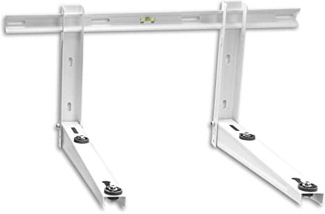 Cherbowing Support mural pour climatisation de 550 mm à 160 kg, console murale pour climatisation split et pompe à chaleur robuste et stable