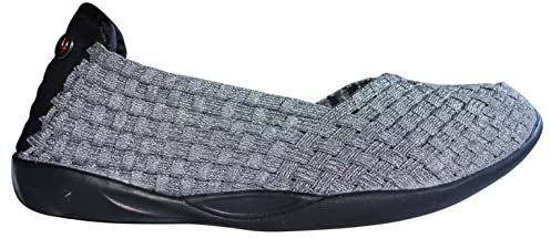 Bernie Mev Catwalk Damen Slip auf Ballett Wohnungen (Pewter, eu_Footwear_Size_System, Adult, Women, Numeric, medium, Numeric_39)