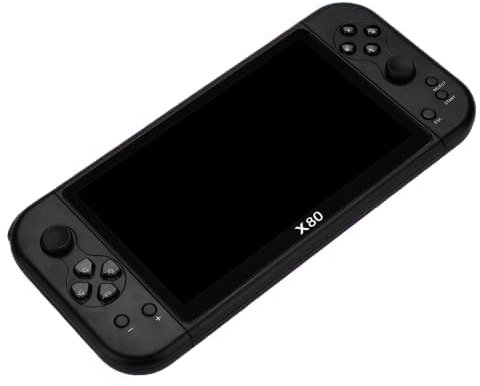 Handheld Gaming Console, 20000+ Classic Games 7 Inch Screen Handheld Console Support TV Out, 10 Emulators 3000mAh Rechargeable Battery gaming Handheld for Kids Adults