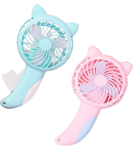 Pequeño Ventilador De Mano - Ventilador Portátil Personal De Diseño Lindo | Prensa Manual Ventilador Manual Juguetes Novedosos | Fanático Personal Del Estudiante | Abanico De Bolsillo Para Maquillaje