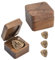 Gitarrenplektrumbox aus Holz, personalisiertes Plektrum mit Etui, individuelle Gitarrenplektren, Holzbuchstaben Pl 26