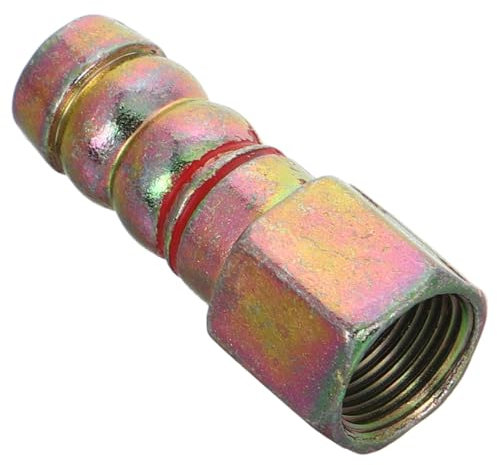 Homoyoyo Gas Stove Connector 4-female Threaded Pipe Joint Metal Stove Adapter for Cooker Gas Pipeline Connection Valve Extender Suitable for Propane Appliances